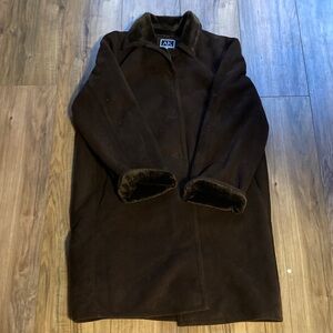 Anne Klein Winter Coat DkBrn Med